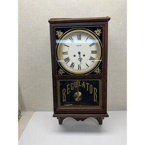 Ethan Allen Regulator Wall Clock 28" German Movement WUERSCH Untested